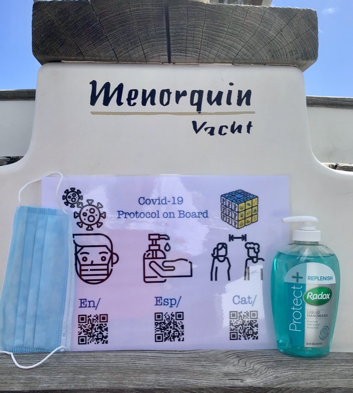 PROTOCOL COVID19 ON BOARD MENORQUIN YACHT BY CHARTERINAD.COM BCN PROTOCOL COVID19 ON BOARD MENORQUIN YACHT BY CHARTERINAD.COM BCN