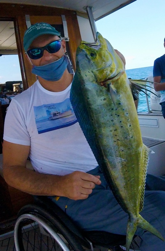 Catch dolphinfish barcelone September 2020 