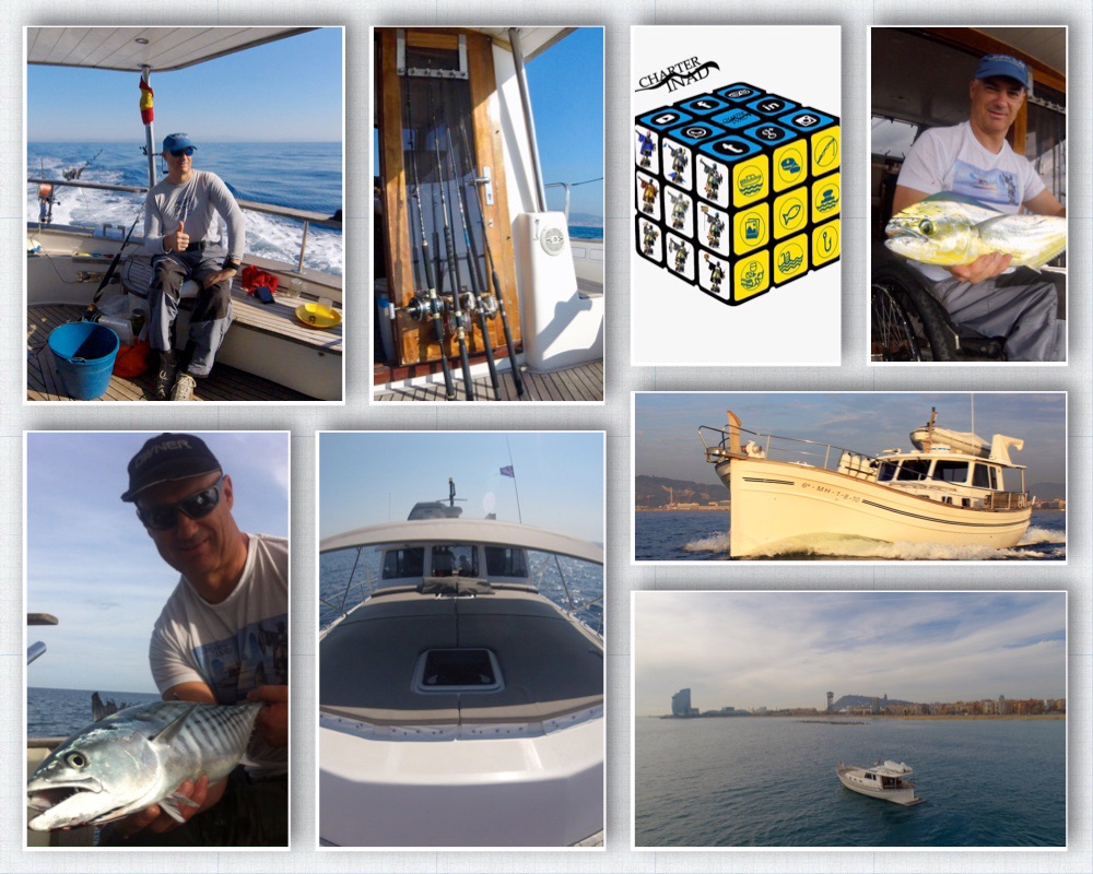 Salidas de pesca privadas en barco Barcelona